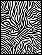 Wild Zebra Stripe Pattern Rug