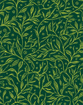 Green Vine Flower Pattern Rug