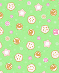 Whimsical Pink Star Doughnut Sprinkles Rug