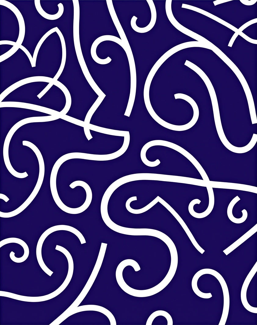 Classic Swirl Pattern Design Rug