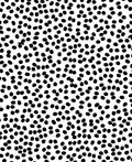 Random Black Dot Pattern Rug