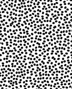 Random Black Dot Pattern Rug