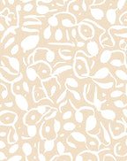 Subtle Organic Abstract Swirls Rug