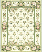 Floral Garden Classic Pattern Rug