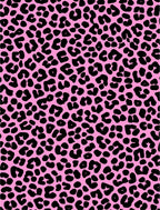 Pink Leopard Print Pattern Rug