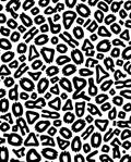 Bold Black White Animal Spots Rug