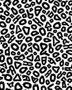 Bold Black White Animal Spots Rug