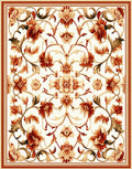 Ornate Floral Vine Pattern Rug