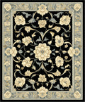 Classic Floral Scrollwork Design Rug