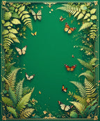 Emerald Forest Butterfly Medley Rug