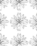 Gray Painterly Floral Meadow Rug