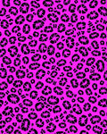 Bold Pink Leopard Print Pattern Rug