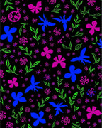Bold Floral And Leafy Design Rug