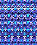 Intricate Geometric Crystal Pattern Design Rug