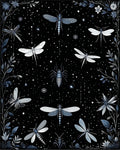 Magical Insect Starry Night Design Rug