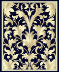 Grand Acanthus Leaf Scroll Design Rug