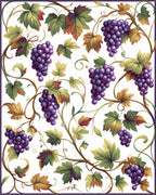 Vineyard Grape Cluster Pattern Design Rug
