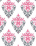 Damask Style Floral Pattern Rug