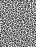 Bold Black Cheetah Spot Pattern Rug