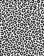 Bold Black Cheetah Spot Pattern Rug