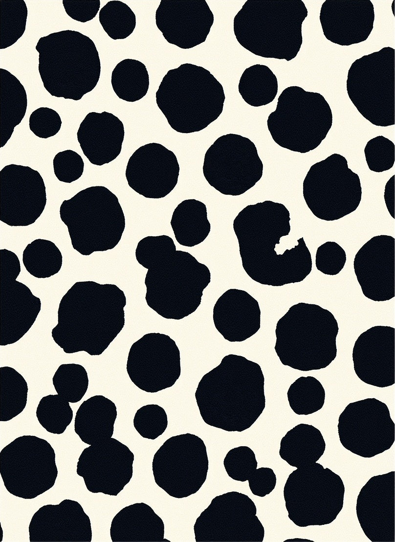 Dalmatian Spotted Bold Pattern Rug