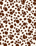 Brown Organic Spot Pattern Rug