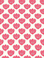 Coral Floral Pattern Rug