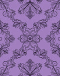 Elegant Floral Swirl Pattern Rug