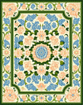 Classic Floral Palace Mandala Rug