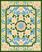 Classic Floral Palace Mandala Rug