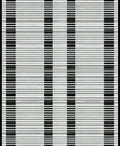 Abstract Black White Striped Pattern Rug