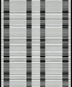 Abstract Black White Striped Pattern Rug