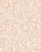 Scrollwork Dots Pattern Rug