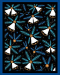Christmas Bells and Pine Needles Rug