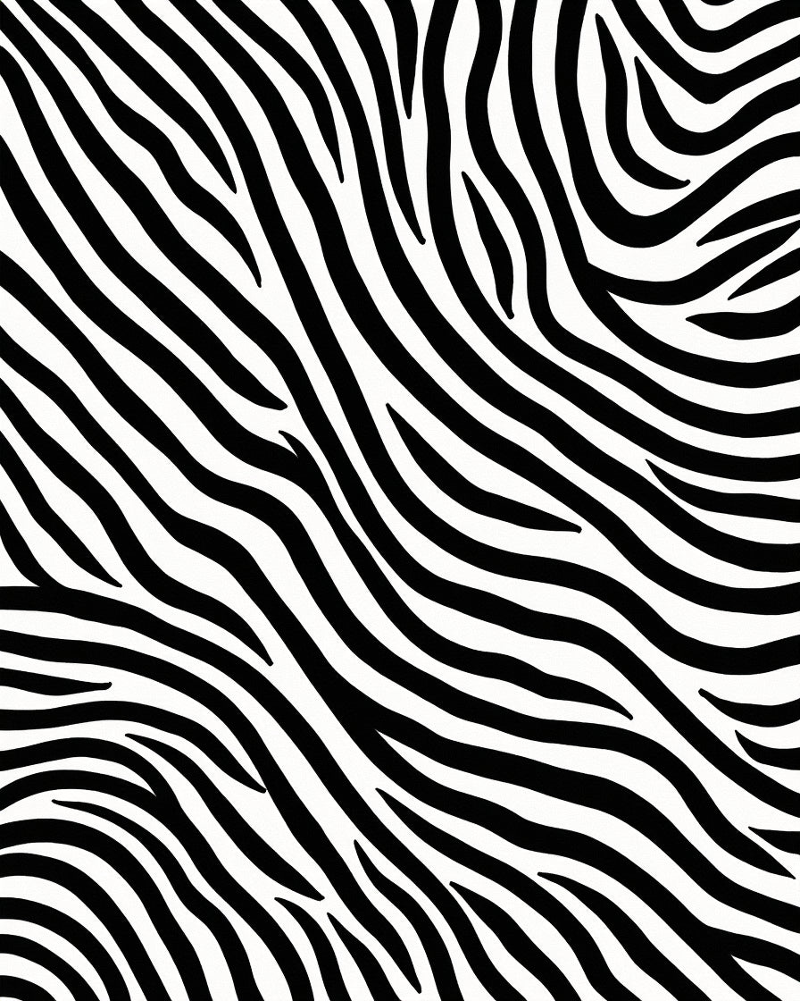 Bold Black And White Striped Pattern Rug