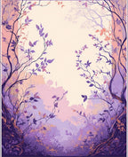 Enchanting Floral Woodland Design Rug