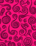 Whimsical Swirl Abstract Pattern Rug