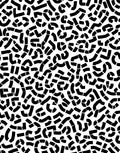 Abstract Black White Winding Contour Rug
