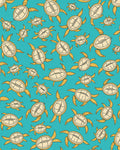 Whimsical Yellow Turtle Pattern Rug
