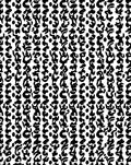 Abstract Black White Organic Spots Rug
