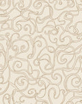 Classic Swirl Tan Abstract Design Rug