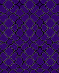 Royal Purple Trellis Pattern Rug