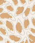 Organic shapes abstract pattern Rug