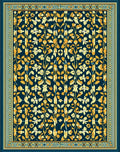 Floral Vines Garden Patterned Rug