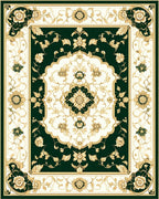 Classic Floral Swirls Repeating Pattern Rug