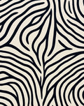 Wild Zebra Stripe Pattern Rug
