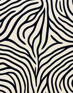 Wild Zebra Stripe Pattern Rug