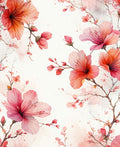Blossoming Branches Spring Floral Art Rug