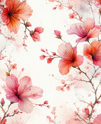 Blossoming Branches Spring Floral Art Rug