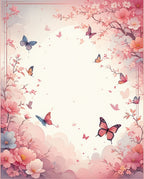 Spring Blossom Butterflies Garden Rug